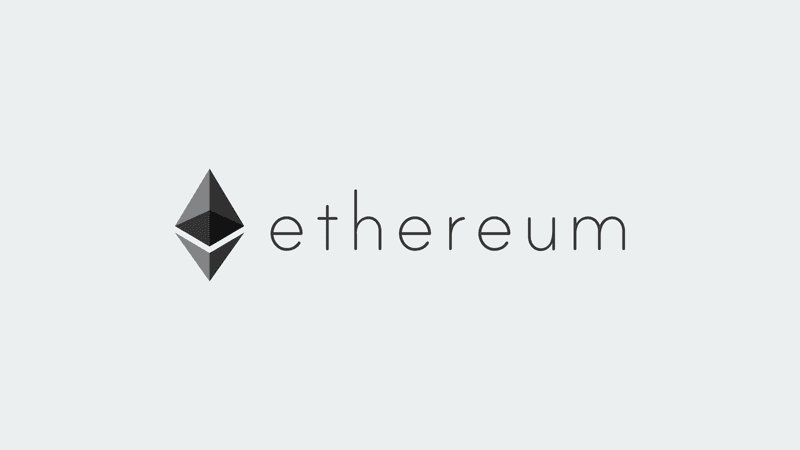 ETH logo landscape (gray)